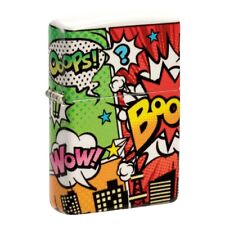 ZIPPO weiss matt Pop Art