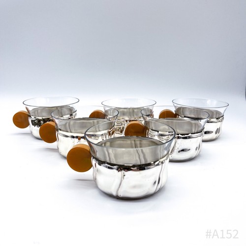 6er set vintage teegläser mit - vintage,