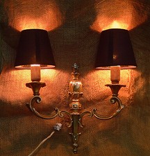 alte WANDLAMPE ZWEIFLAMMIG