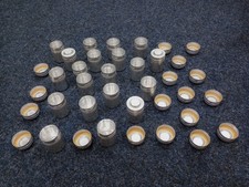 35mm Filmdose aus Metall / Aluminium mit Schraubdeckel 20 Stück