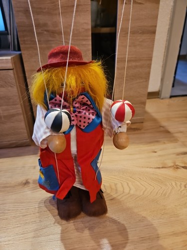 Schöne clown marionette - clown, ca