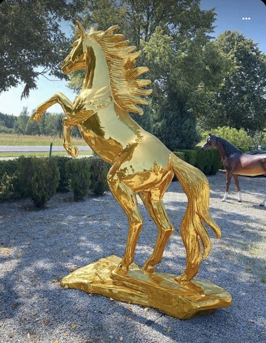 Ferrari pferd 310cm blattgold - 310cm,