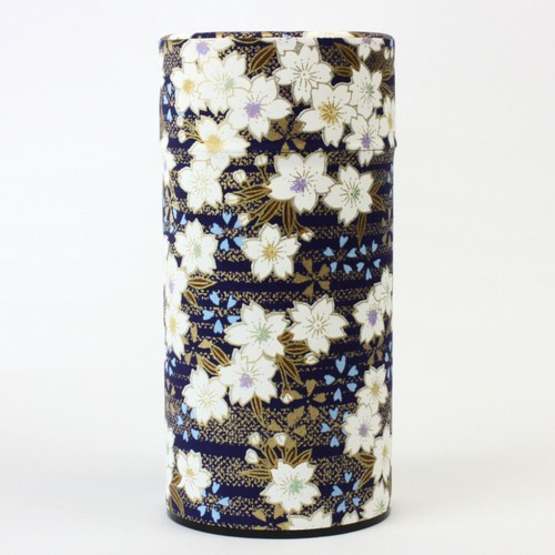 Teedose kirschblüten blau 175 - teedose,