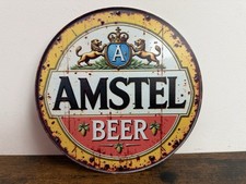 AMSTEL BEER BIER Blechschild