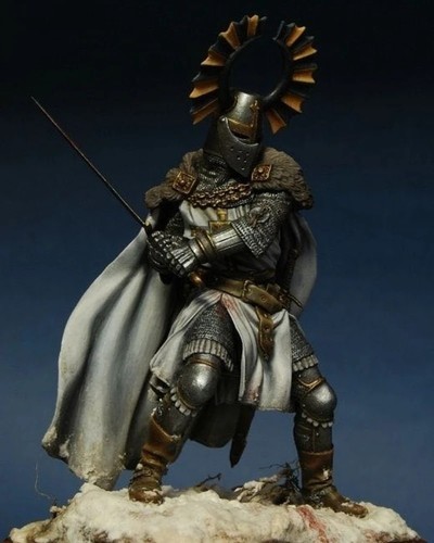 Figur deutscher ritter - ritter, resin