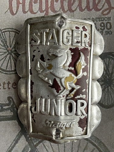 Fahrrad moped emblem reiter - fahrrad,