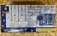 Sternenvorhang mit 5 großen und 25 kleinen Sternen aus Acryl~24 V Transformator~