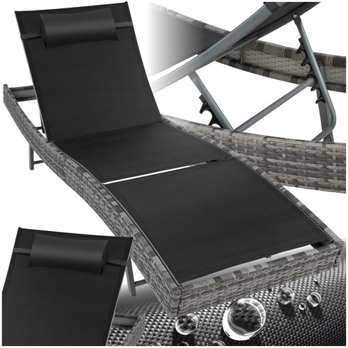 Polyrattan sonnenliege - polyrattan,