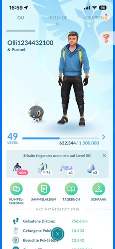 Pokémon acc lvl - •, 49•