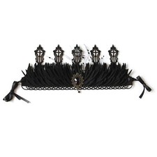 Haarband mit schwarzer Krone