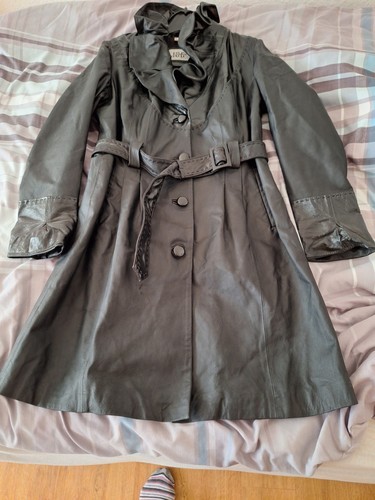 Damen ledermantel gr44 - ledermantel,