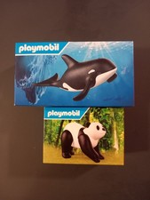 2 Playmobil Orca Wal Pandabär Figuren Mc Donald's Spielzeug Happy Meal