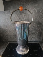 ART DECO. WMF. SEKTKÜHLER,20ER VERSILBERT. BAKELIT KUGEL