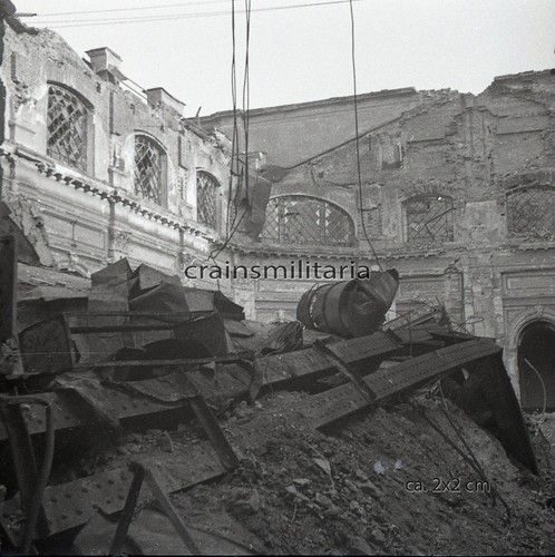 Orig negativ foto - negativ, zerstörte