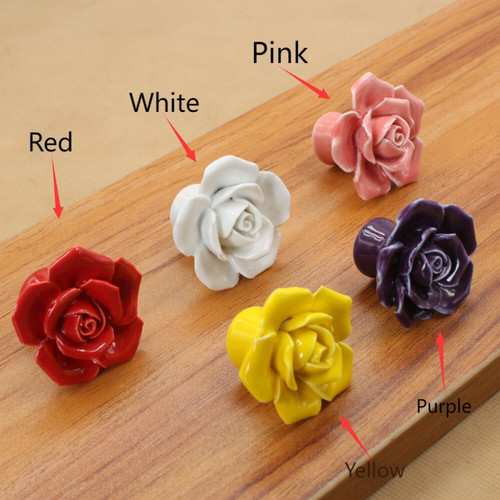 Keramik rose schubladenzug - rose,