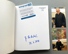 GERHARD RICHTER Kunst In-person signed  Buch =NEU= Autogramm RARITÄT
