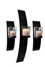 3er Set Wandkerzenhalter