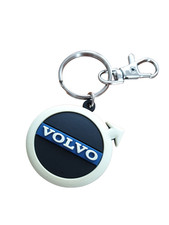 Schlüsselanhänger für Volvo Kompatibel Leicht Gummi Emblem Geschenkidee