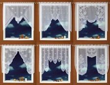 Scheibengardine weiß