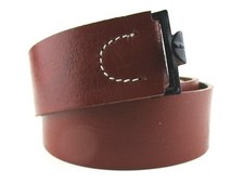 Wehrmacht Luftwaffe Lederkoppel Gr. 110 Koppelriemen Leibriemen braun