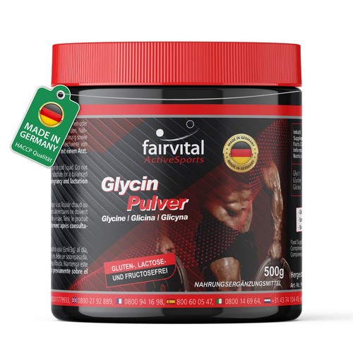 Glycin 100 500 g - 500, pulver