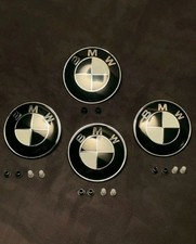 BMW Emblem Set Schwarz Weiß