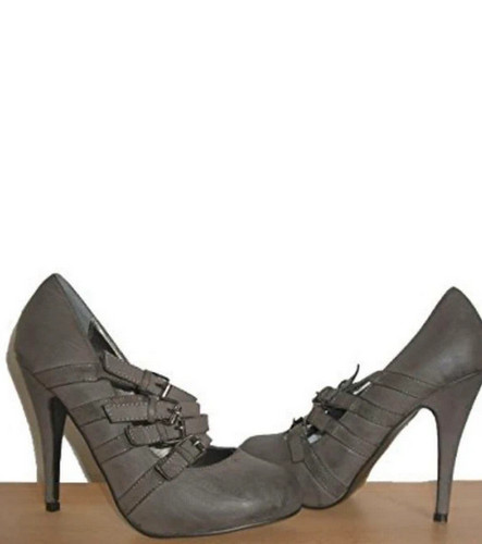 Damen pumps grau - grau, optik