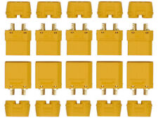 5 Paar XT90 Stecker/Buchse (male/female) 4,5 mm Goldkontakt Hochstrom