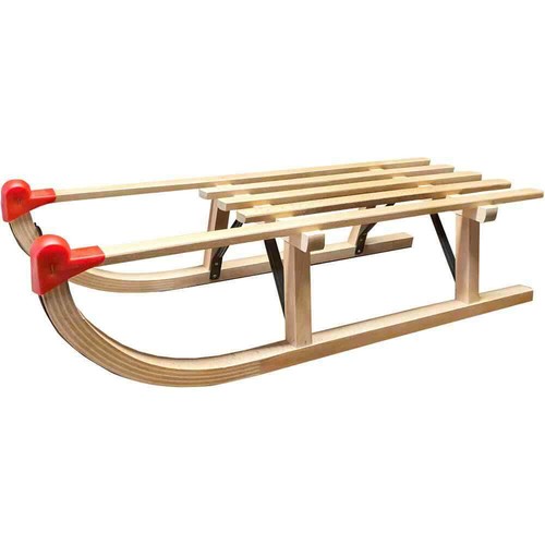 Holzschlitten davos 90cm - holzschlitten,