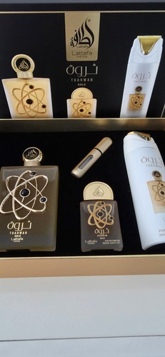 Lattafa tharwah gold set - gold, 100ml