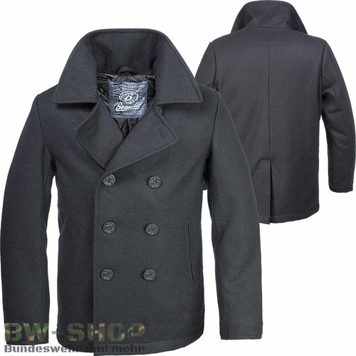 Brandit pea coat - coat, mantel