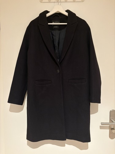 Wollmantel schwarz - wollmantel,