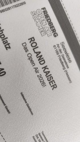 Roland kaiser tickets - 2,