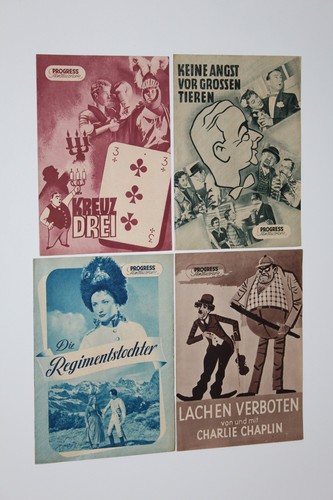 Stück uralte filmprogramme - 4,