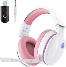 Gaming Headset Wireless, Pink