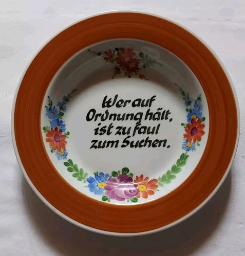 Ddr kahla teller mit spruch - teller,