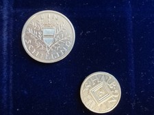 1 & 1/2  Schilling Silber  640/1000  1925 Wien Österreich Erste Republik