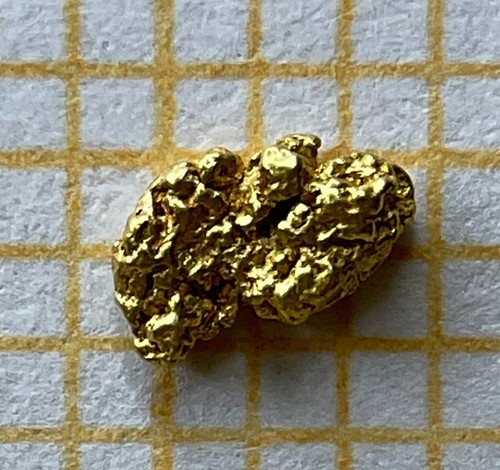 Echtes goldnugget - echtes,