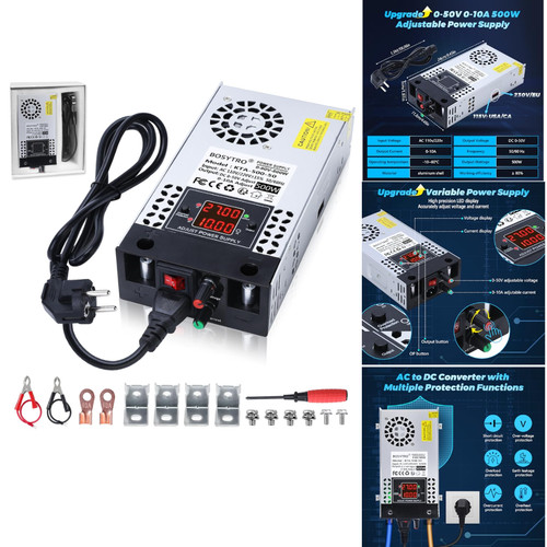 Einstellbares netzteil 50v - einstellbares,