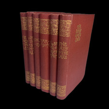 6 x Scott's Poetical Works ~