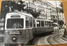 SW-Foto München Trambahn Heidelberger-Zug mit TW 749 Linie 29 am Stachus