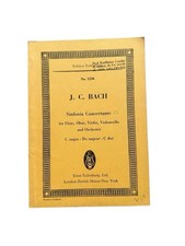 Partitur J. C. Bach - Sinfonia