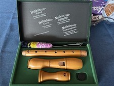 Barock-Doppel-Loch-Blockflöte