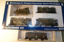 Fleischmann 4901 H0 Personenzug der K.Bay.Sts.B. + 84 5812 3.Klasse Wagen / OVP