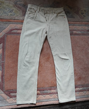 Levi Strauss Jeans in Beige/Cremeweiß / Modell 501 / W33 L32 Vintage