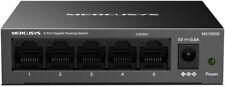 Mercusys MS105GS mit 5 Ports Robustes Energiesparend Gigabit Netzwerk-Switch