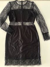 Esprit Damen Kleid Gr.36 Stretch Schwarz