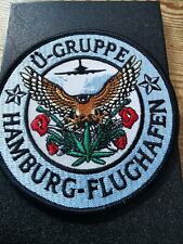 Abzeichen Patch Polizei - Zoll - Flughafen Hamburg - Ü-Gruppe