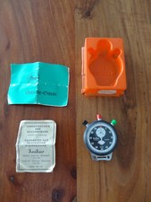 Stoppuhr Analog Hanhart 1977 Handaufzug mit Garantiekarte Vintage Sammler