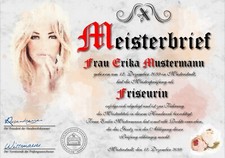 Friseur/in Meisterbrief